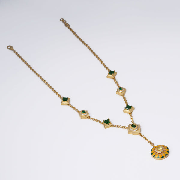 The Green Lotus Necklace